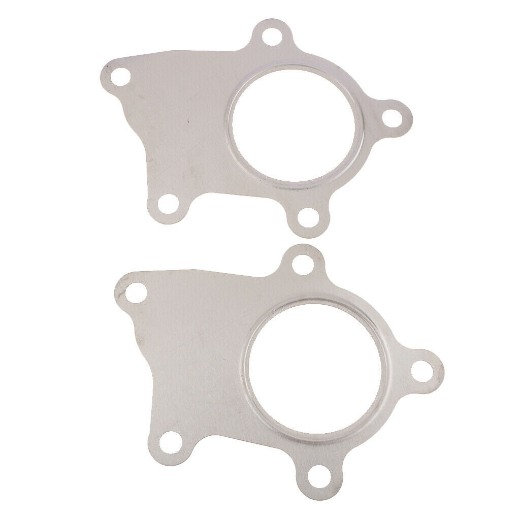 2Pack Car DIY Parts Turbo Charger Downpipe Flange Gasket for T3/T4 Turbo