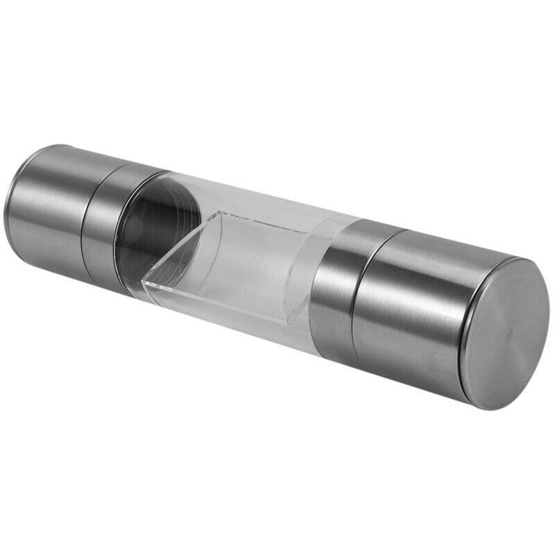 2 in 1 Salt and Pepper Grinder Set Adjustable Ceramic Salt Pepper Mill ShakersE2