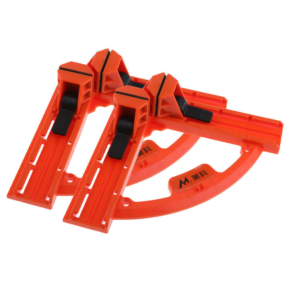 2x Right Angle Clamps Miter Picture Frame Corner Clamp Holder Tool 90 Degree