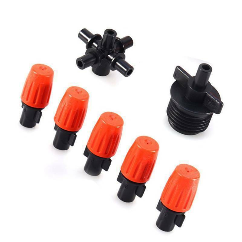 5-head Atomization Nozzle Sprinkler System Sprays Water Settings Yard Tools