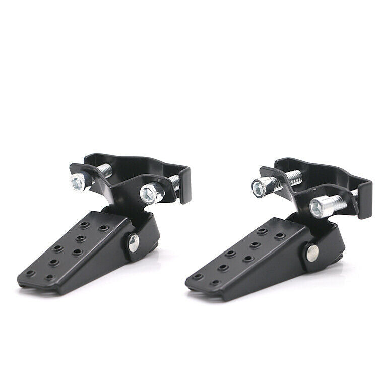Motorbike Retro Adjustable Folding Foot Pegs Pedals For  ATV BMW Dirt Bike
