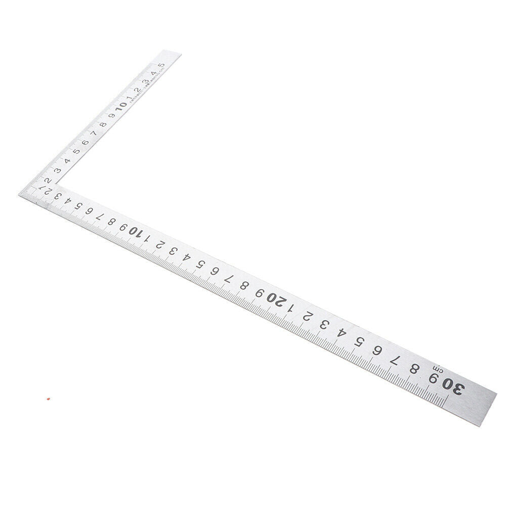 Heavy Duty Steel L-Square Angle Ruler 90Â° Degree Ruler for Dressmaking/