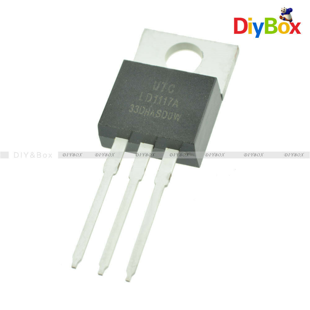 LD1117V33 Linear Voltage Regulator 3.3V 800mA TO-220 D