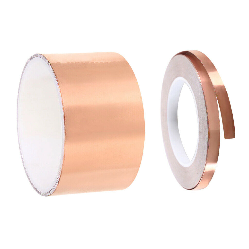 2 Roll of EMI Shielding Copper Foil Shielding Tape for Computer Shielding