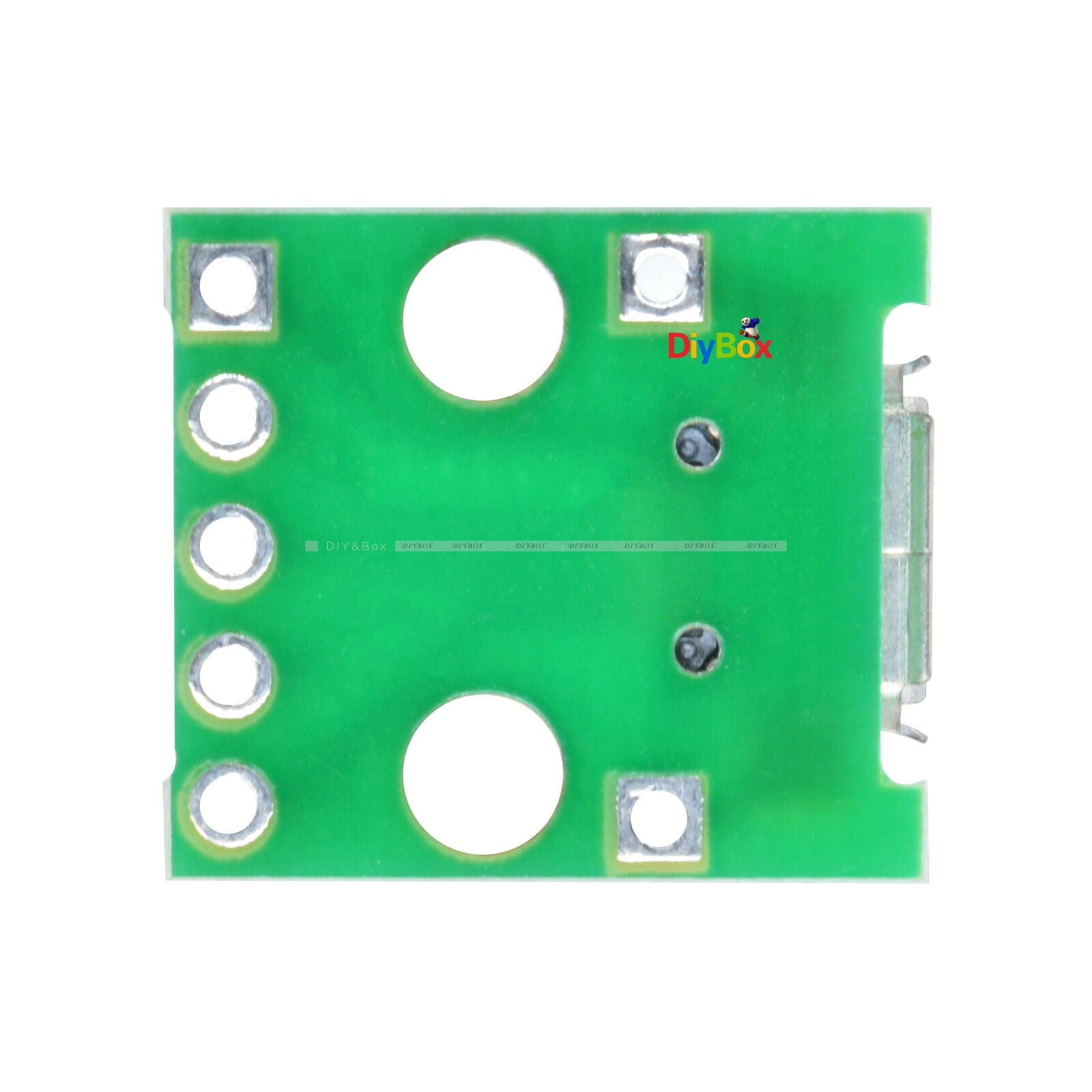 10pcs MICRO USB Female to DIP Adapter 5-Pin Pinboard 2.54mm micro USB pcb Board