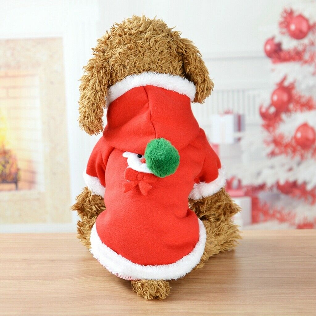 Dogs Winter Coat Pajamas Padded Vest - Cute Dog Jacket - Warm Pet Jumpsuit S