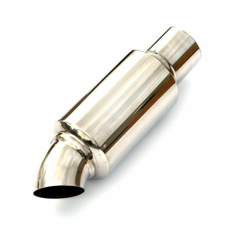 2.5" Inlet 2.5"Outlet Car Stainless Steel Exhaust Muffler Resonator 280mm Length