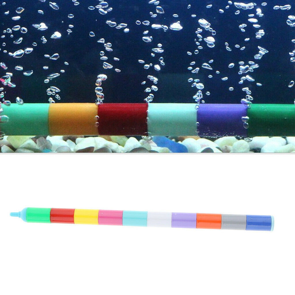 Aquarium Fish Tank Air Stone Colorful Oxygen Diffuser Tube