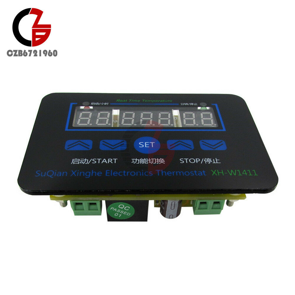 XH-W1411 AC 220V LED Display Temperature Controller Thermostat Control Switch