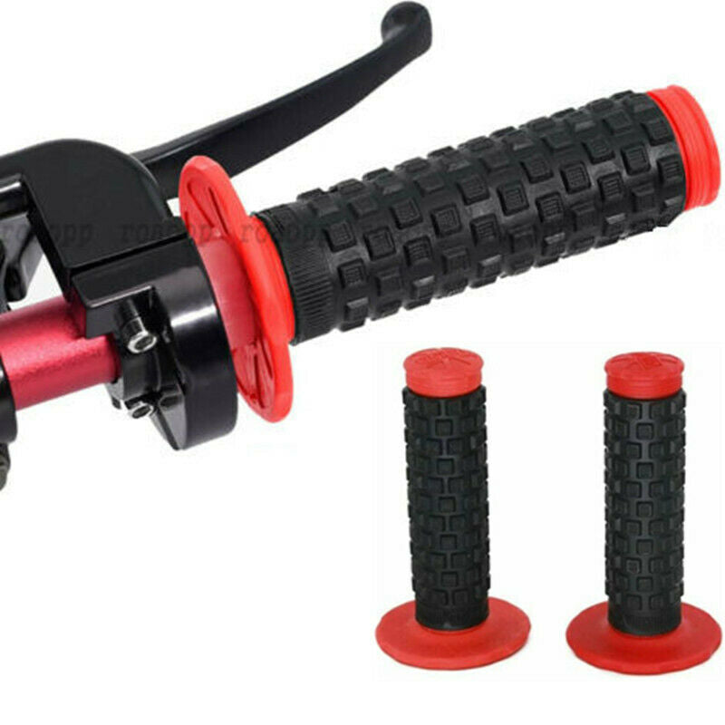 Left Right 7/8" 22mm Handlebar Grip Handle Bar Plugs Universal Fit Motorcycle