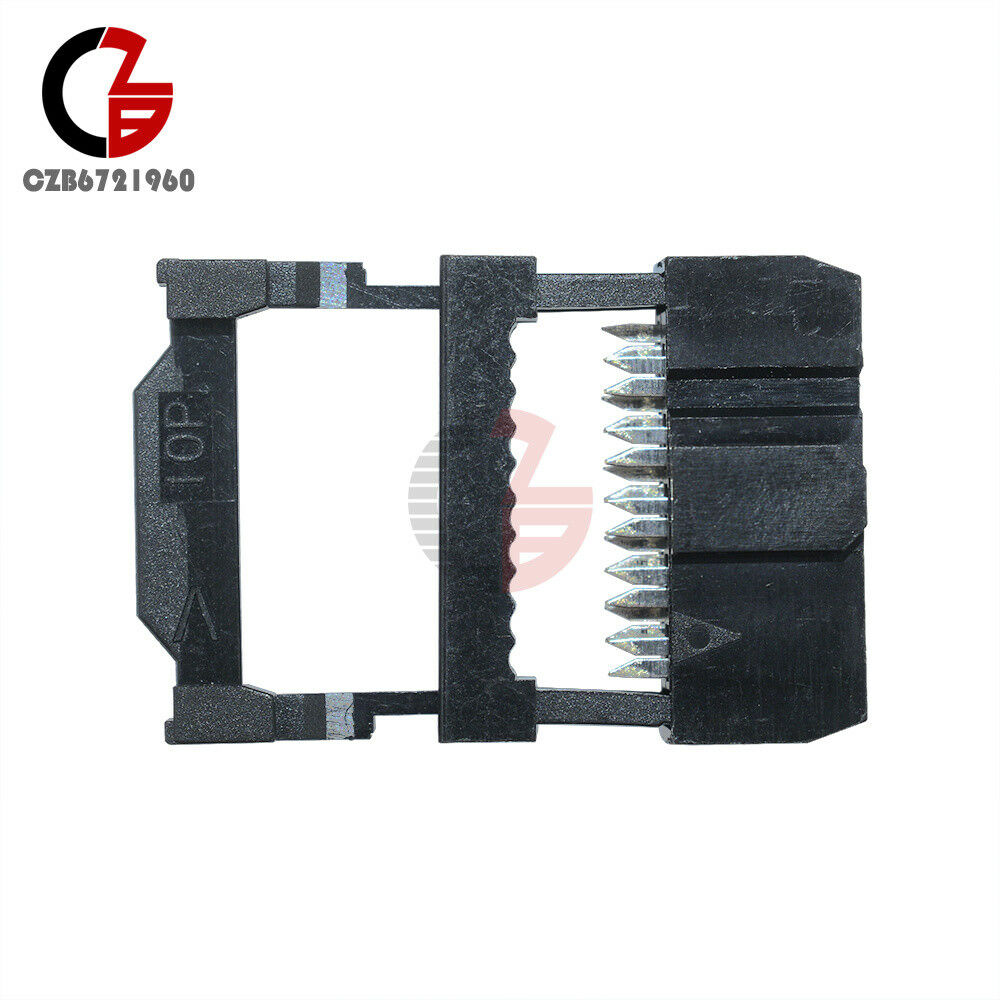 20PCS IDC FC-10 Connector 10 PIN Female Header 2.54 mm