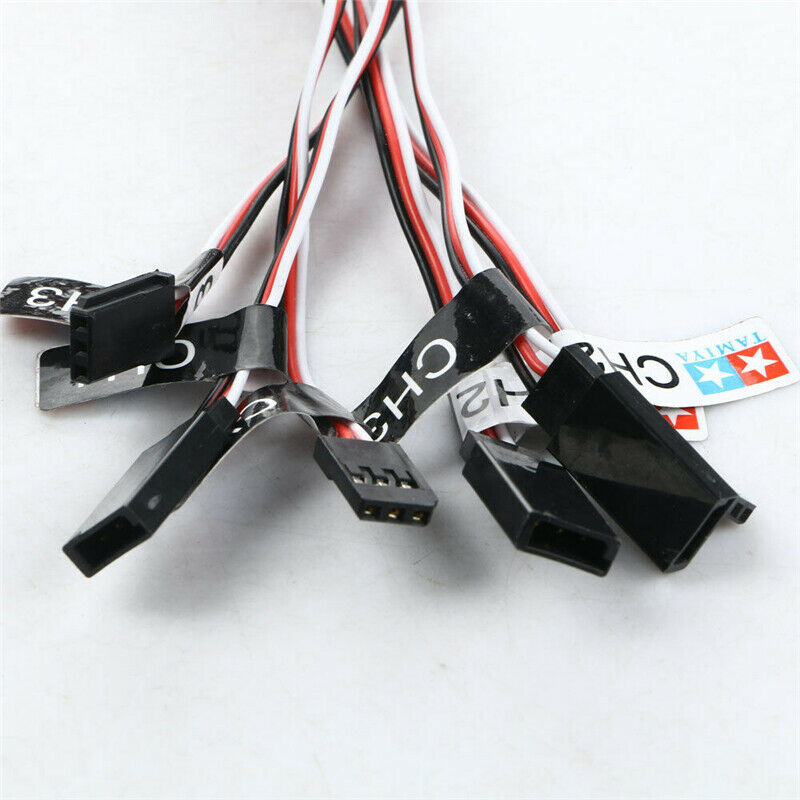 12 LED Light System Kit Smart Simulation Flash Lights for 1/10 RC Car Truck