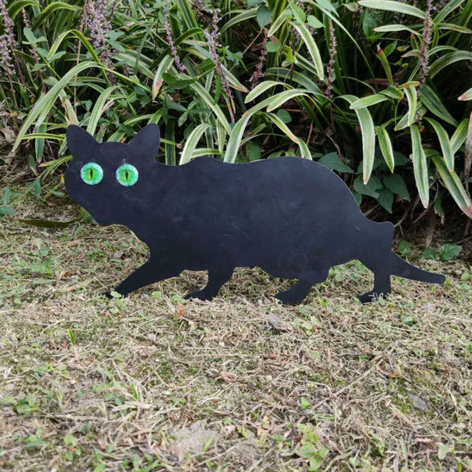 Garden Scare Cats Halloween Cat Yard Decor Outdoor Scarecrow Cat Repellent