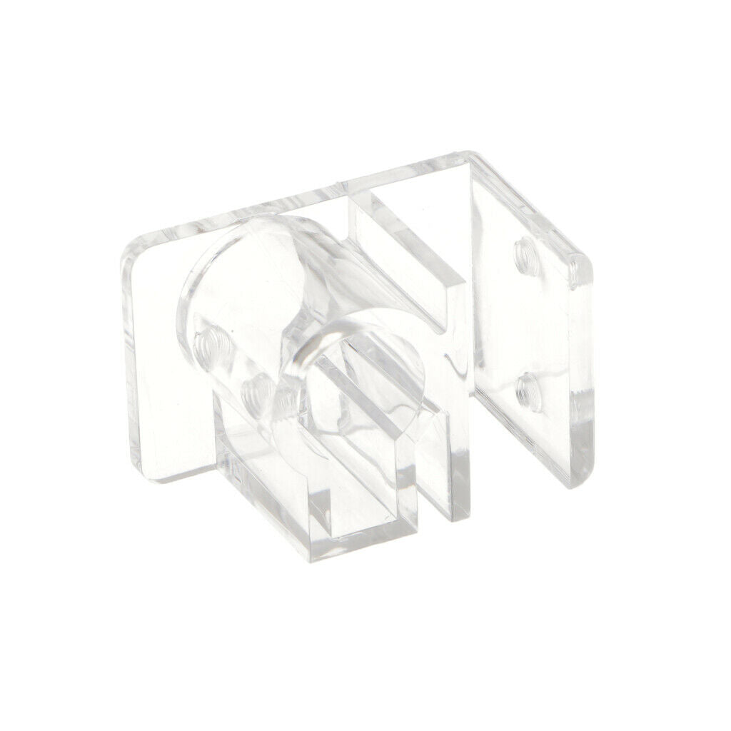 4 Pieces Acrylic Aquarium Pipe Clip Holder for 12mm/16mm Inflow Outflow Tube