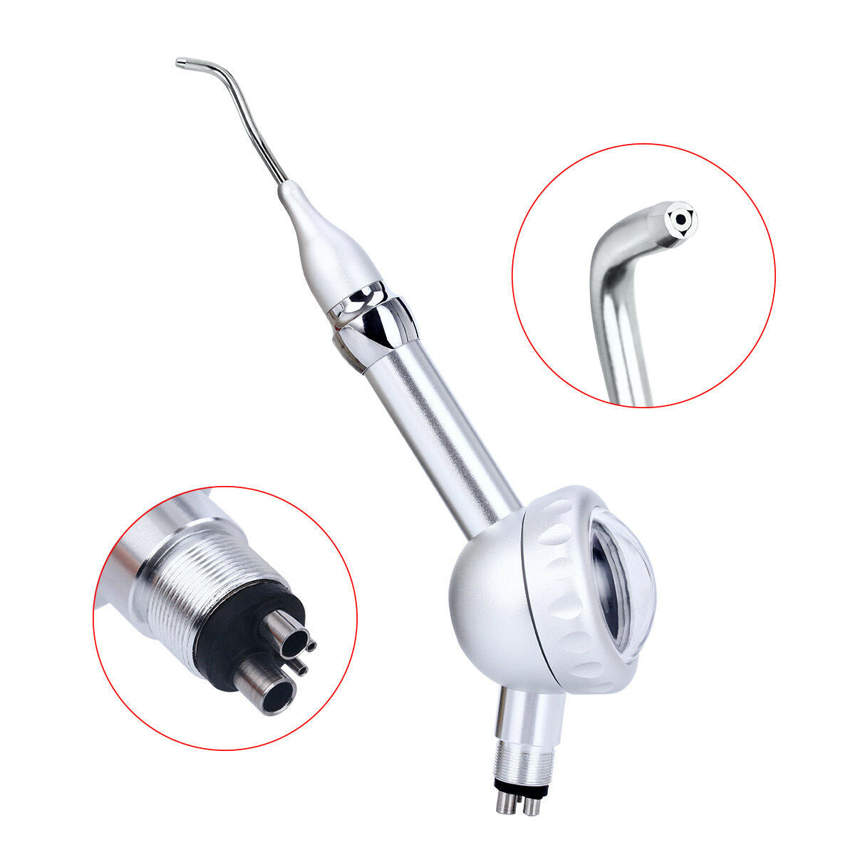 5PCS Dental Air Polisher Teeth Polishing 4 Holes Anti-resorption for Dentists
