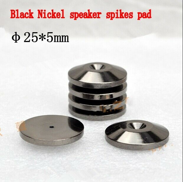 4pcs Isolation Floor Spikes pads Speaker Box Floor Stand Pad Cone Base Pad 25mm