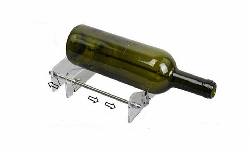 Coupe Bottle IN Glass Manual - Make Your Own Lens Vase Floral Candle Lamps - New