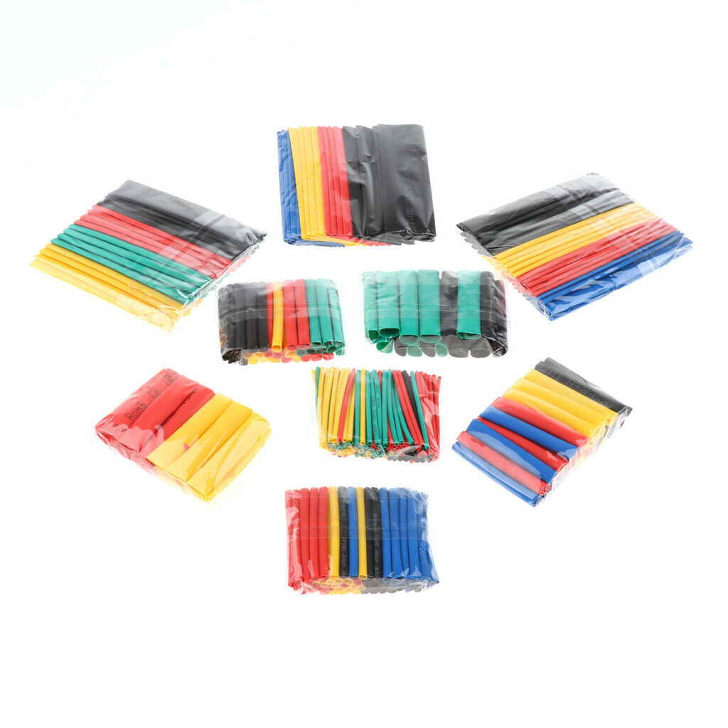 Shrinkable Sheath Insulation Shrink Wrap 2: 1 For 328pcs Wire Cable