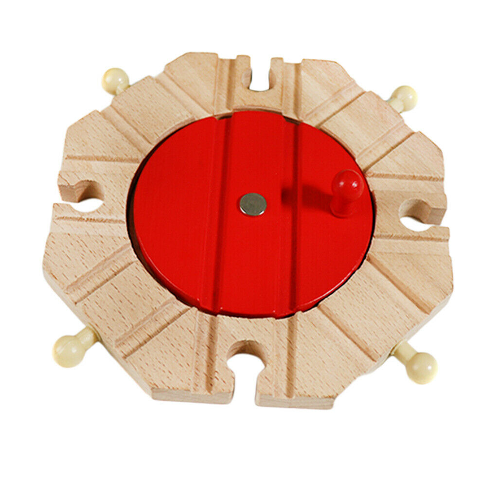 1x Train Track Turntable Accessories Building Play Toys for Kids Educational