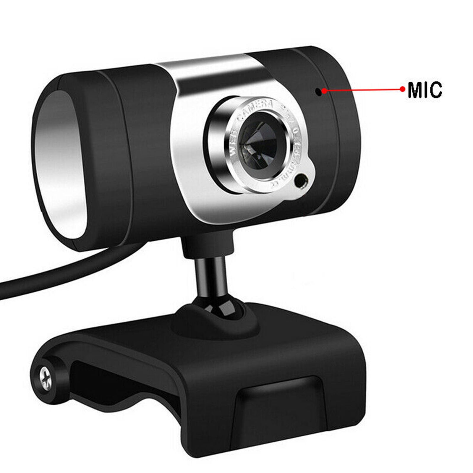 USB2.0 HD Camera Webcam PC Web Cam W/ Microphone For Desktop Laptop Computer