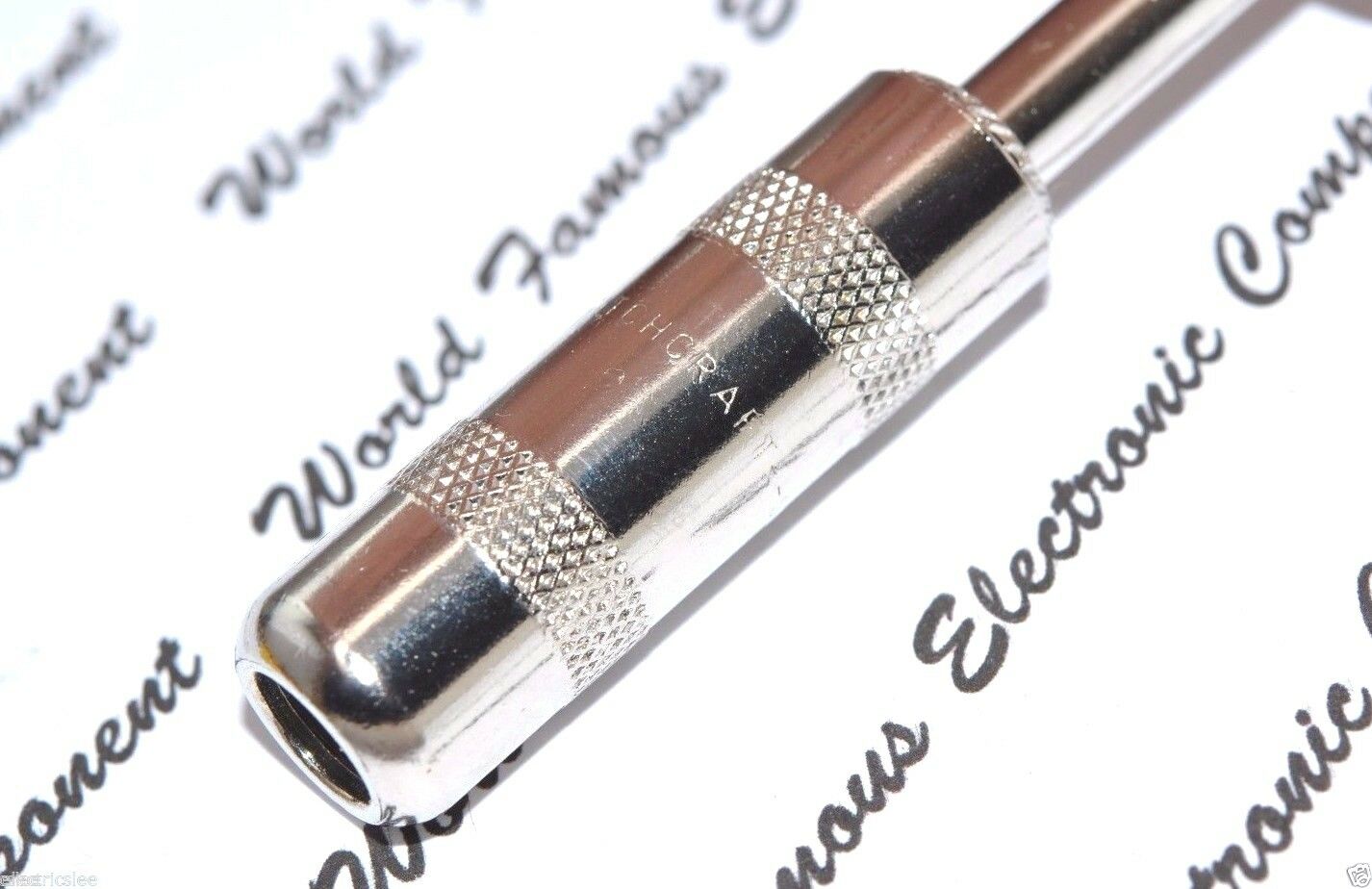 1pcs- Switchcraft 280 1/4"(6.3mm) Mono 2-Conductor Phone Male Plug for Guitar