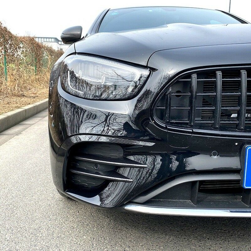 for Mercedes Benz E Class W213 E260 E53 2021 Carbon Fiber Front Fog Light DeM1S3