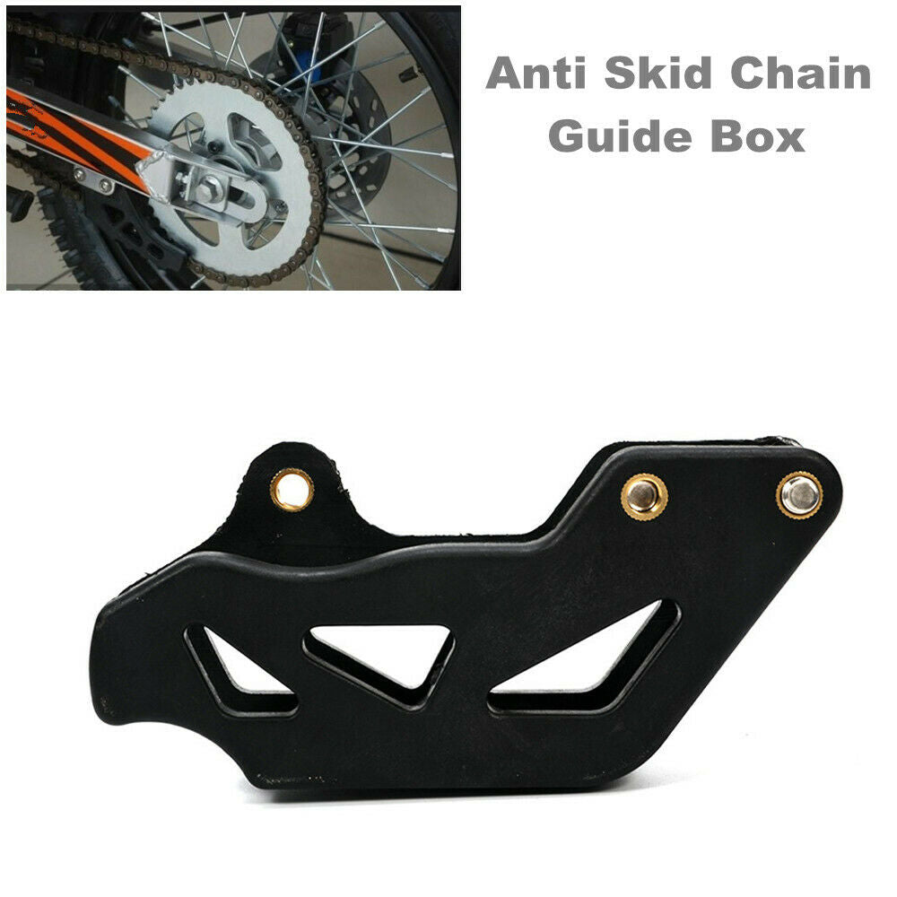 1PC Motorcycle Dirt Bikes Chain Guide Box Protective Anti Skid Chains Gear Cover