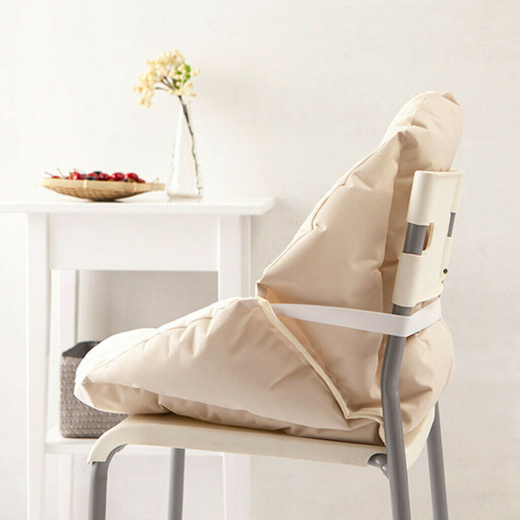 Foam Surrounded Cushion Shell Shape Warm Seat Sofa Pillow Chair Pad-Beige
