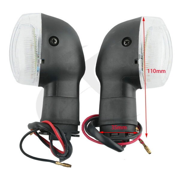 Motorcycle Amber Turn Signal Light Indicators Fit For Yamaha YZF R1  R6 FZ1 FZ6
