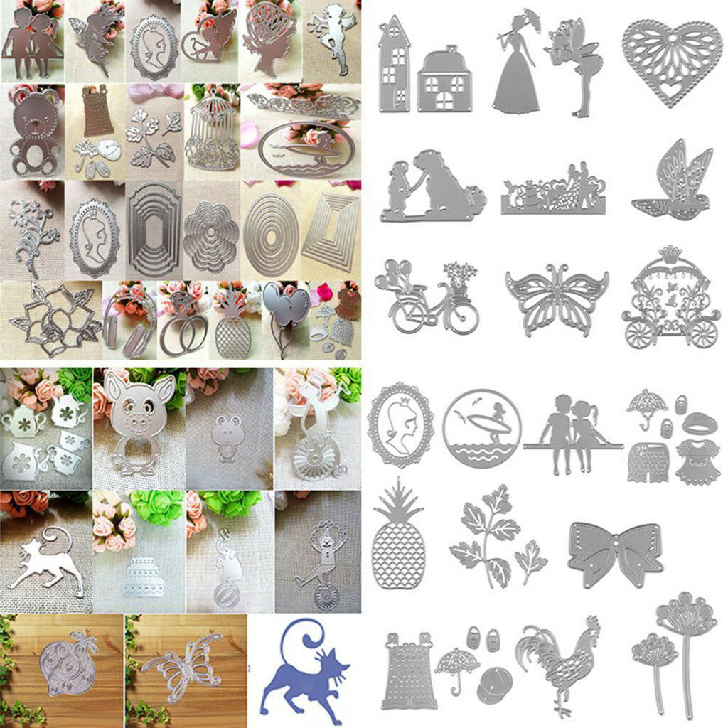 2pcs DIY Cutting Die Stencil Scrapbook Album Paper Card Embossing Craft-Leaf