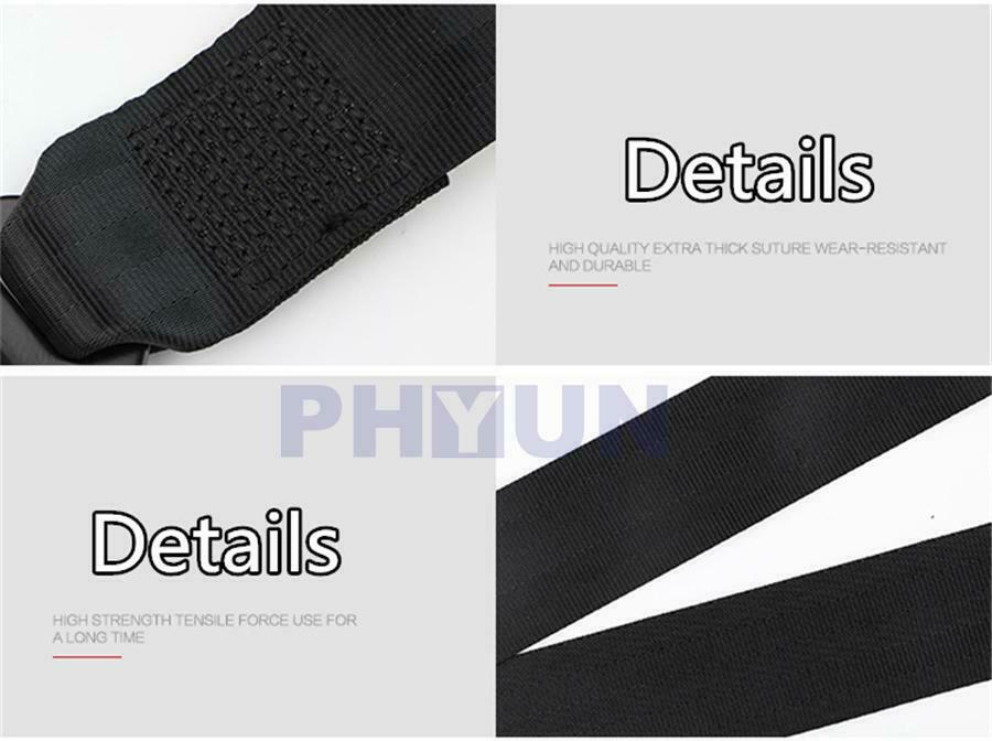3 Point Retractable Safety Seat Belt 280cm Adjustable Length For Car SUV Truck
