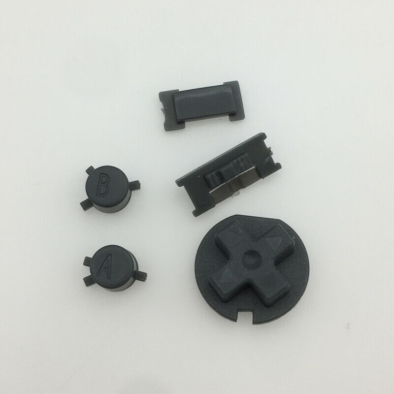 Power ON OFF A B button D-Pad Buttons Keypads Screw Kits for Game Boy GB/GBC/GBA