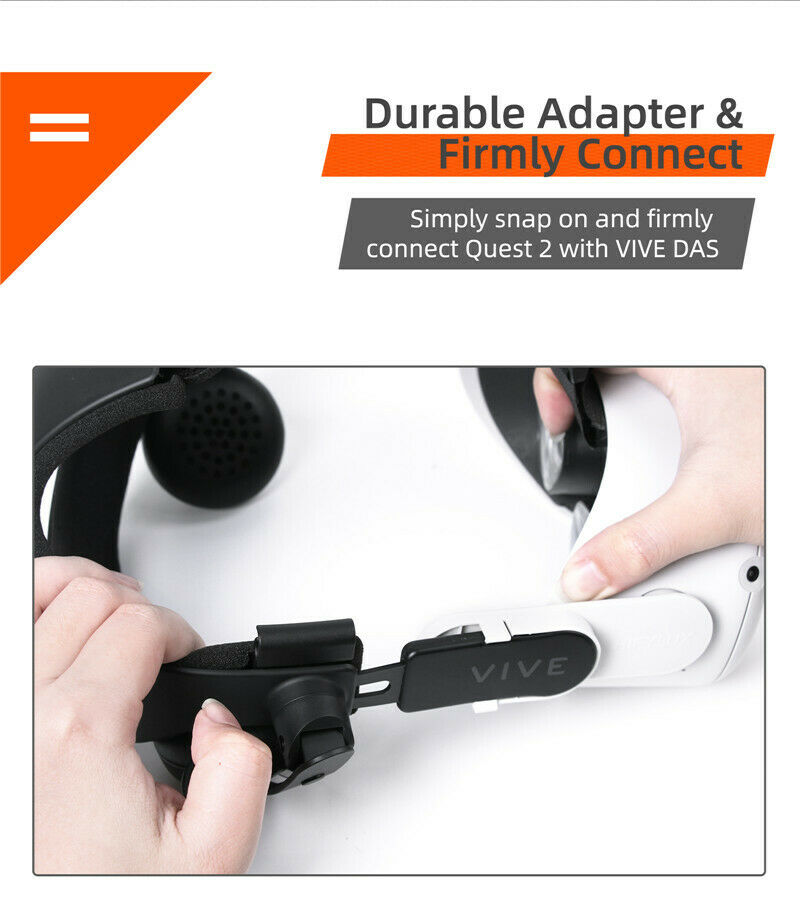 Audio Adapter Kit Smart Connector For Oculus Quest 2 Head Band Connector