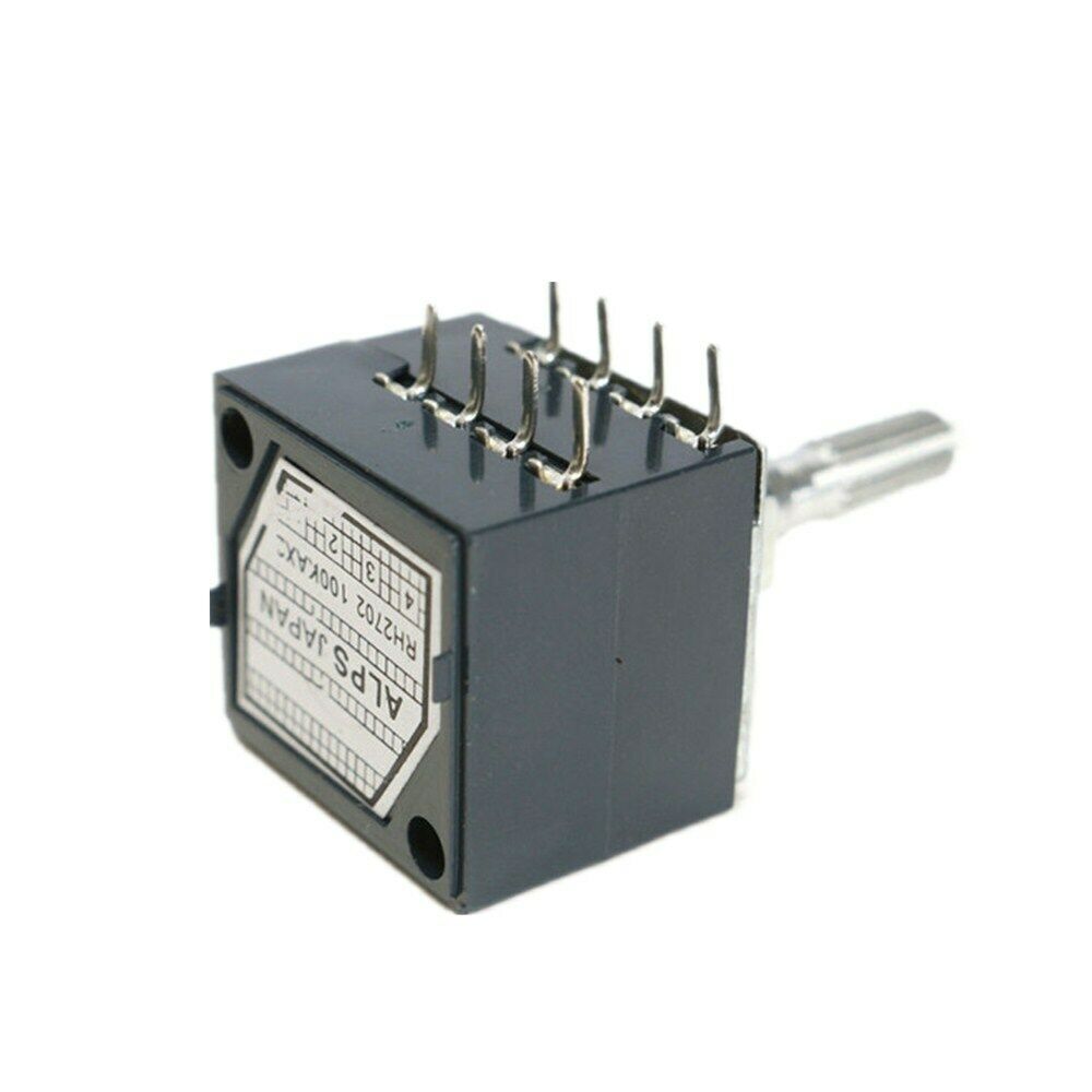 3PCS Potentiometer 100K Log ALPS Audio Amp Volume Control Pot Stereo w/ Loudness