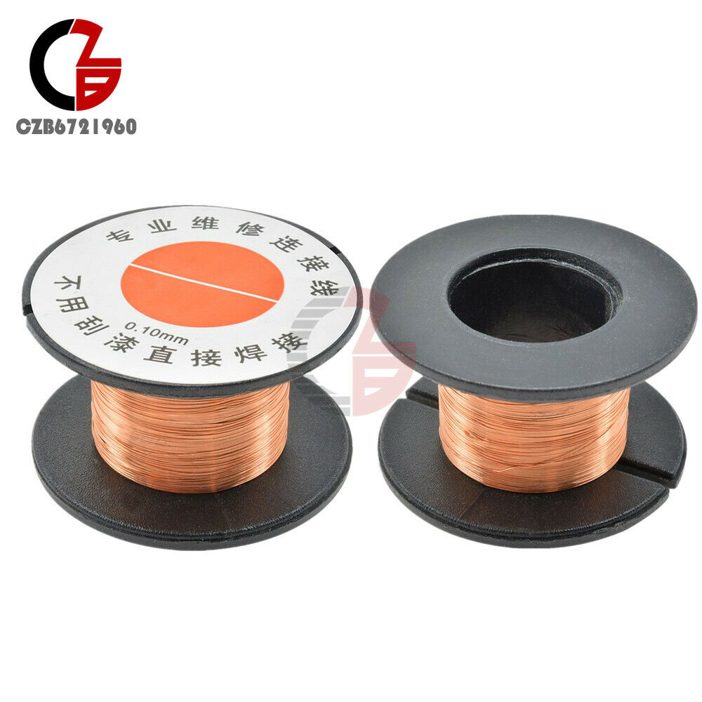 0.1MM Copper Solder Soldering welding cellphone repair PPA Enamelled Reel Wire