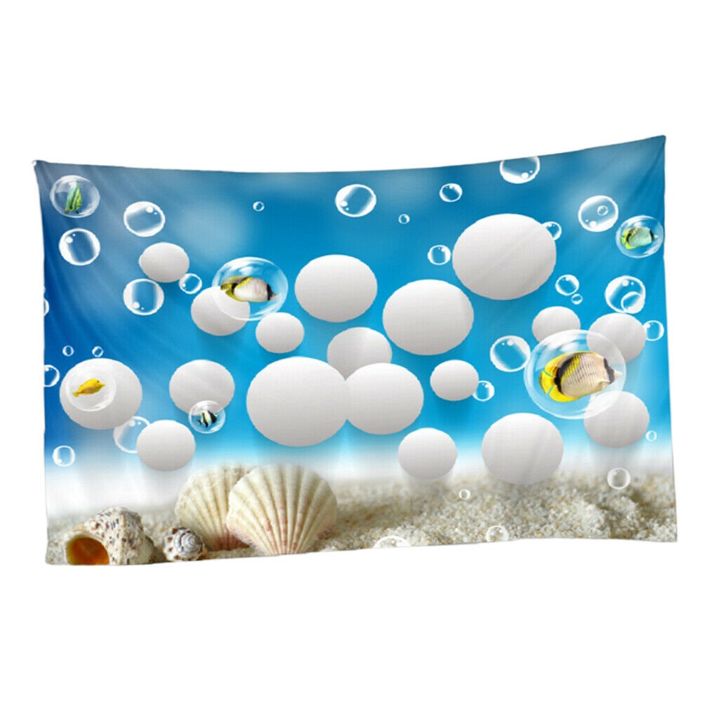 Digital Printed Undersea World Wall Hanging Tapestry Living Room 200x150cm