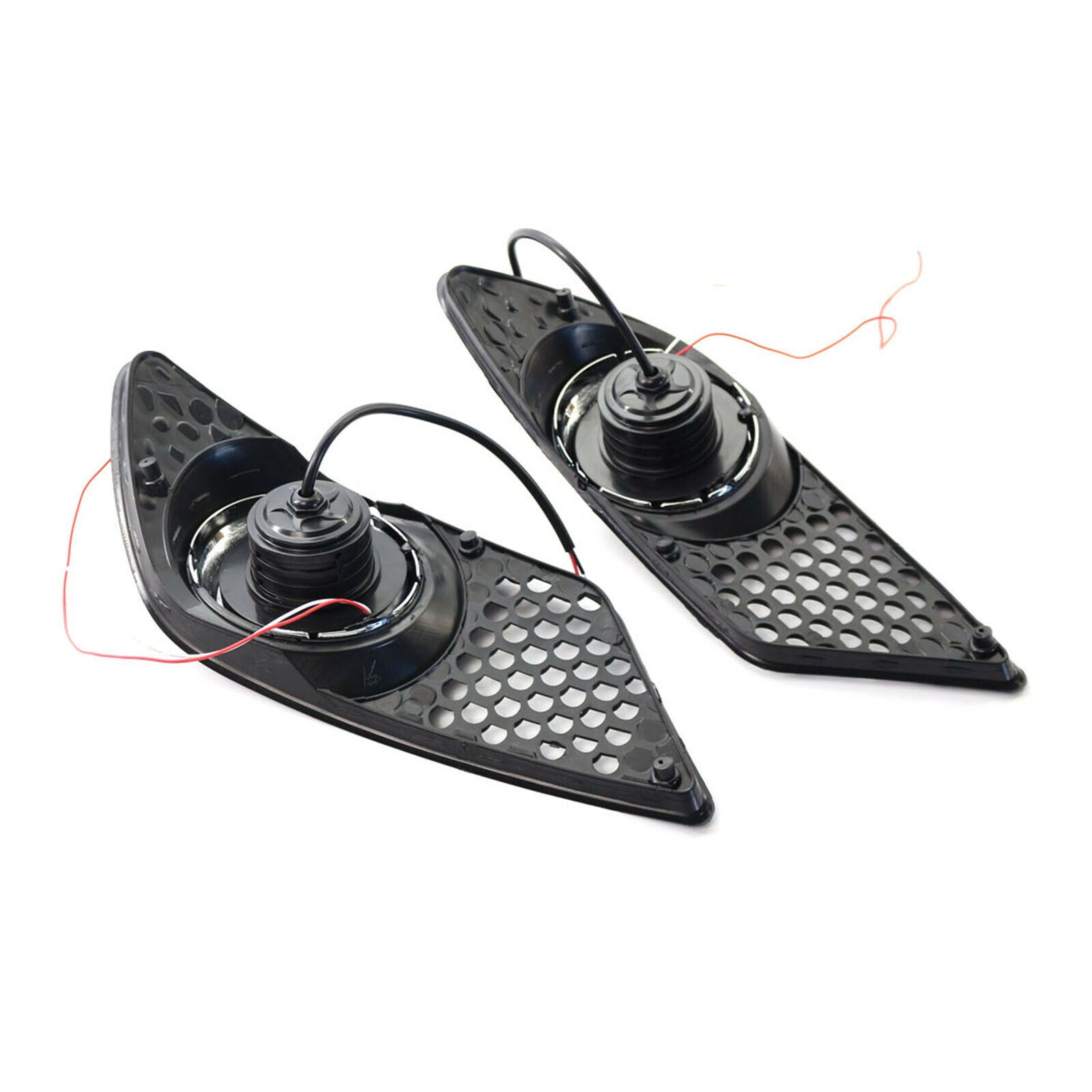 2x Right and Left Fog Light Grille Compatible for  2008-2010