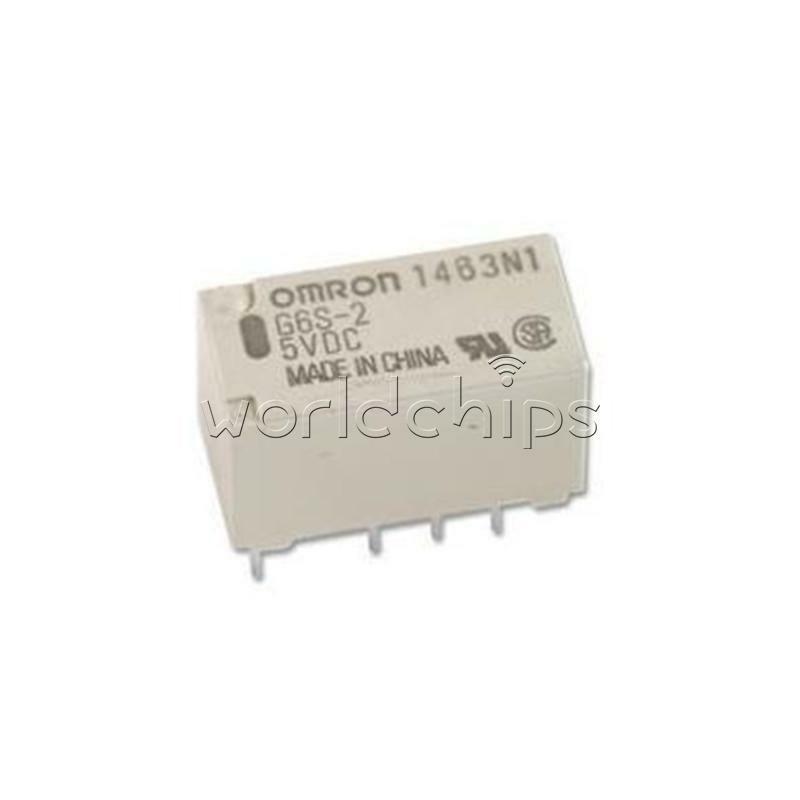 5PCS New 5V G6S-2-5VDC Relay 2A 250V AC DC 220V 8PIN for Omron Relay
