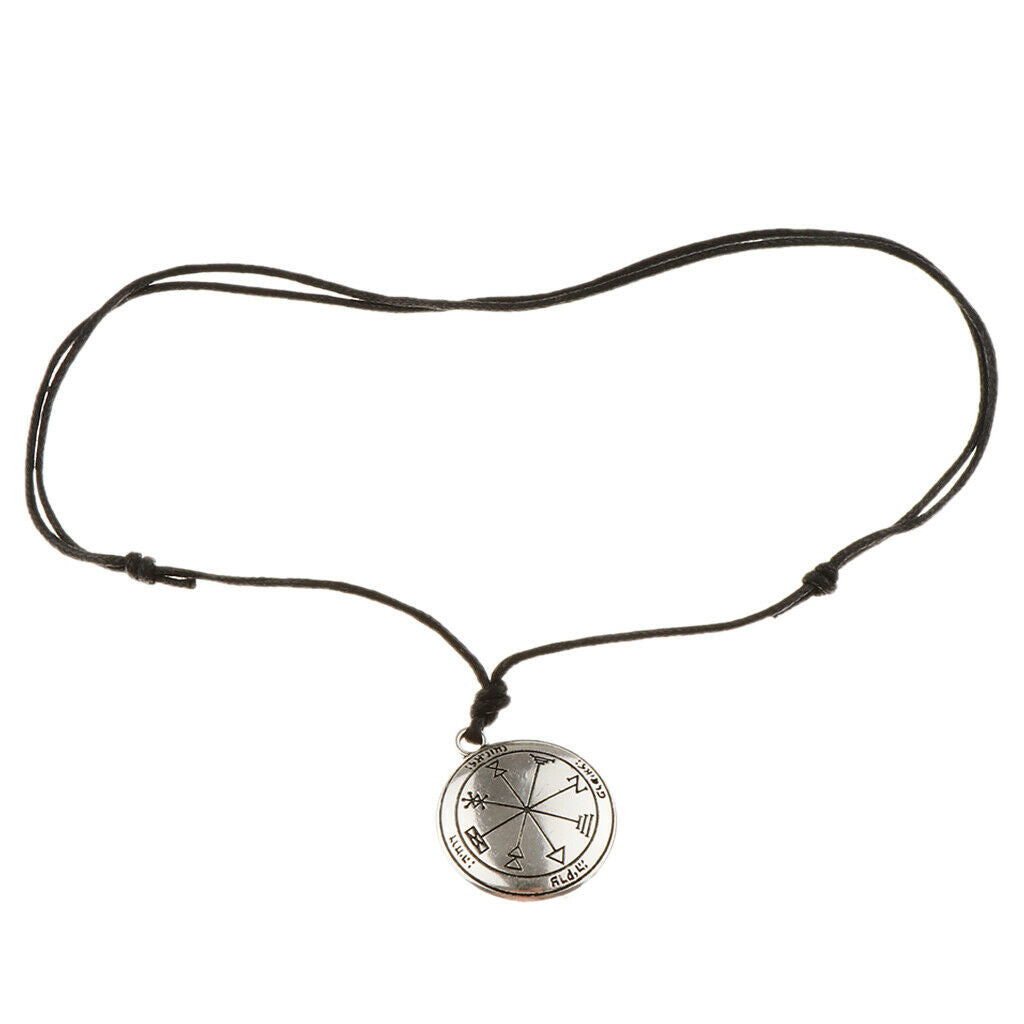 5Pcs Round Pendant Necklace Choker Charms Amulet Necklace - Viking Norse