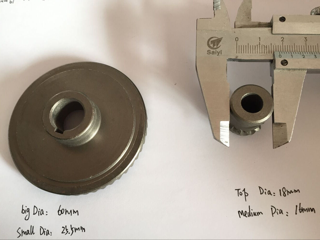 Replacement levigator water mill wheels