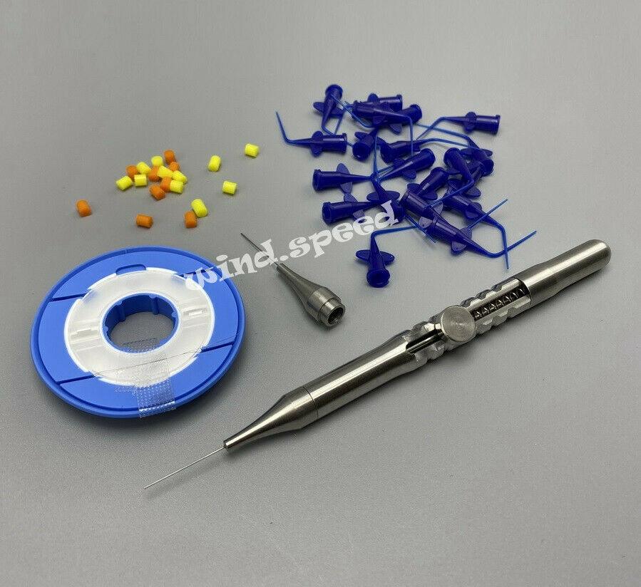 Dental Root Canal File Extractor Metal head Tip Endo Endodontics Endodontist kit