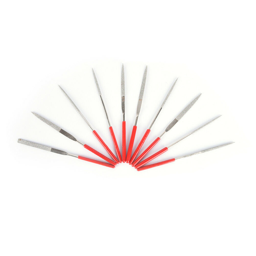 10x guitar file fret nut saddle slot grinding set luthier repair burnish tool Kt