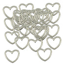5pcs Heart Circles DIY Necklace Choker Buckle Garter Belt Making Accessories