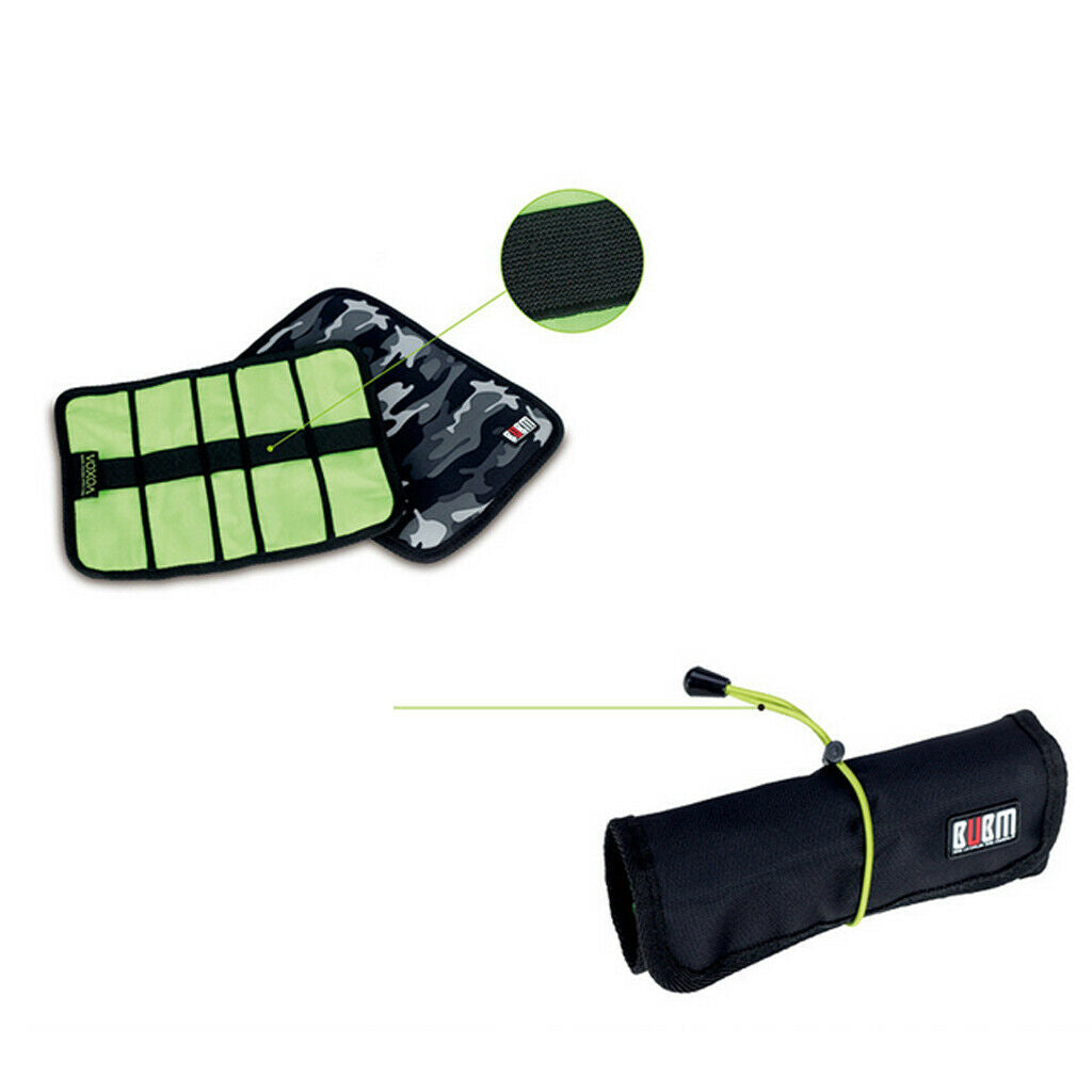 Waterproof Storage Organizer Bag Case for USB Cable Earphone Power Cord Red