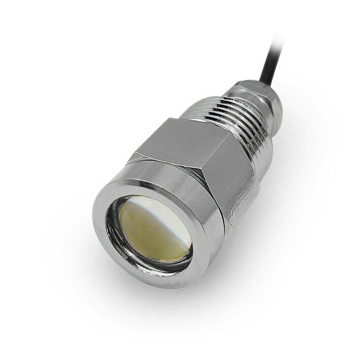 Blue Led Drain Plug Light 9W Underwater Boat Marine Yacht Transom Fishing Diving