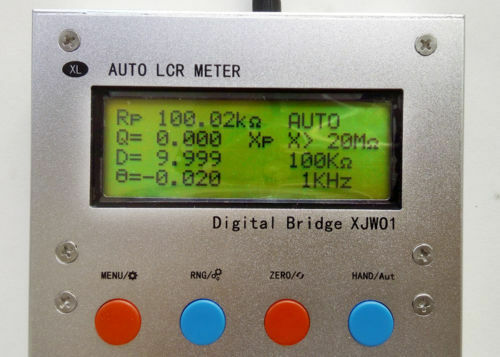 Digital Bridge Auto Resistance Capacitance Inductance LCR Meter ESR Tester 0.3%