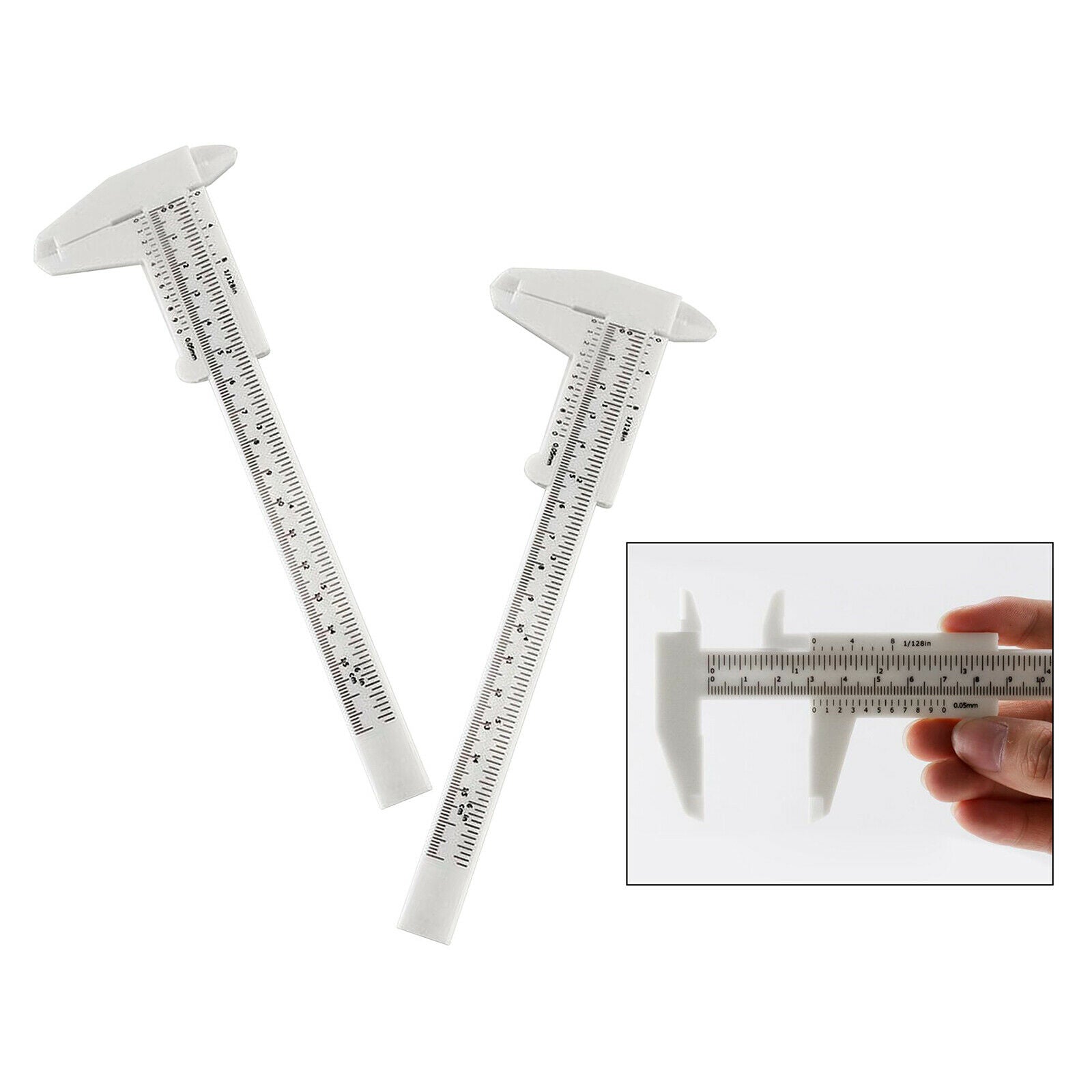 Eyebrow Ruler for Makeup Beauty 0-6 inches Women Eyebrow Measure Gauge Caliper