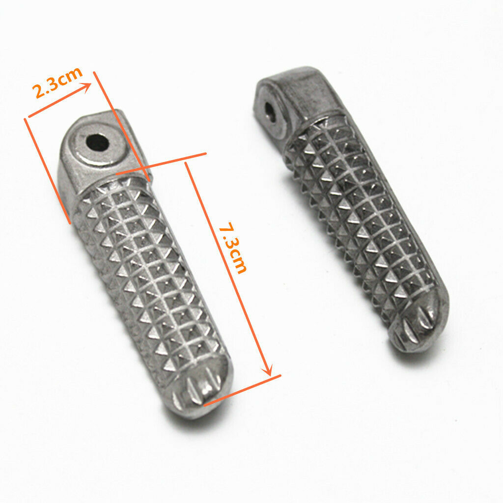 1 Pair Aluminum Footpegs Rest Pegs For Yamaha YZF R1 2002-2012 R6 2003-2011
