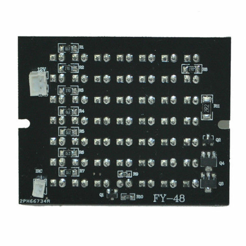 Infrarouge Illuminateur Clair 48pcs LED Board Invisible DIY CCTV Nuit Vision L80