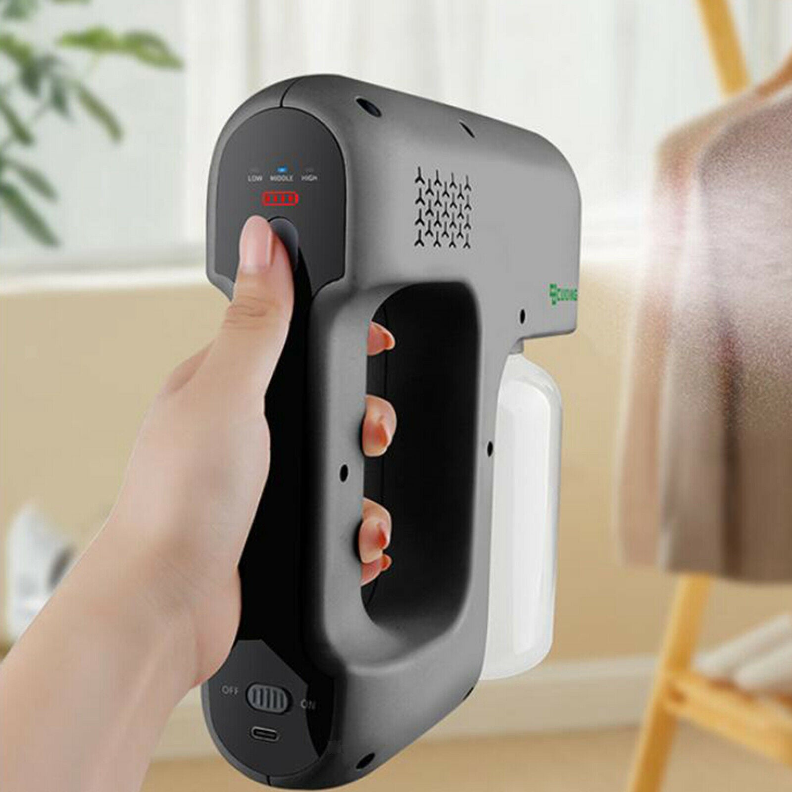 400ml Home Car Salon Portable Fogger Machine Nano Steam Spray Guns Black